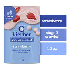Yogurt Melts®, 8 Yaş Üzeri, Çilekli, 28 g (1 oz)