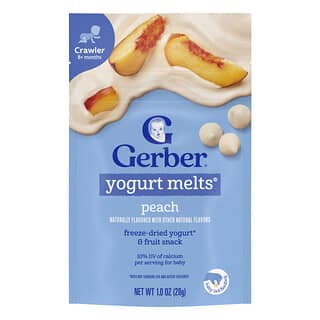 Gerber, Yoghurt Melts®, 8+ Months, Peach, 1 oz (28 g)