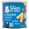 Bocadillos para bebés, Pequeños crujientes, Bocadillo de cereales horneados, Más de 8 meses, Vainilla y arce, 42 g (1,48 oz)