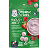 有機酸奶溶豆，8 個月以上兒童，紅莓，1.0 盎司（28 克）