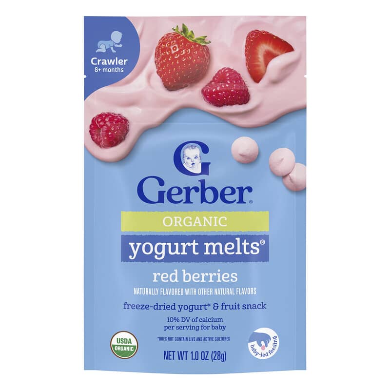Organic Yogurt Melts®, A partir de 8 Meses, Frutos Vermelhos, 28 g