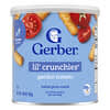 Gerber, 아기용 스낵, Lil' Crunchies®, 구운 곡물 스낵, 8개월 이상, 가든 토마토, 42g(1.48oz)
