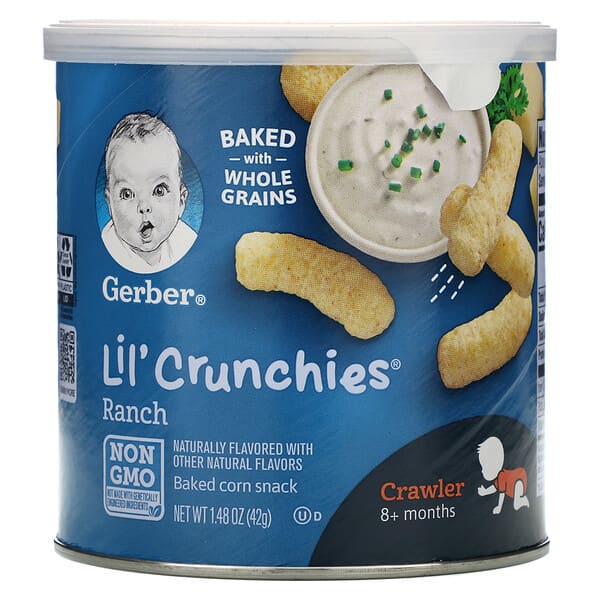 Gerber, Lil' Crunchies、ランチクローラー、1.48オンス (42 g)