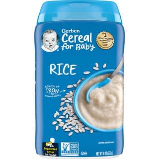 Gerber, 嬰兒麥片，首類食品，稻米味，8 盎司（227 克）