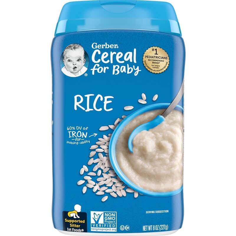 Cereal para bebés, Primeros alimentos, Arroz, 227 g (8 oz)
