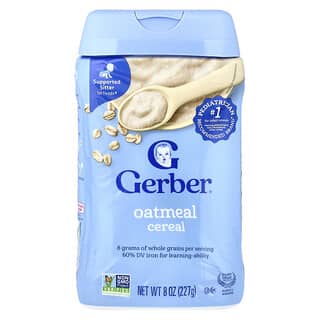 Gerber, Cereal for Baby, Grain & Grow, 1st Foods, Oatmeal, 8 oz (227 g)