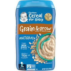 Gerber, Cereal for Baby, Grain & Grow, 2nd Foods, MultiGrain, 16 oz (454 g)