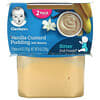 Vanilla Custard Pudding with Banana, 2nd Foods, 2 Pack, 4 oz (113 g) Each