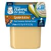 Natural for Baby, Grain & Grow, 2nd Foods, Céréales à la poire et à la cannelle, 2 sachets, 113 g chacun