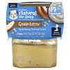 Natural for Baby, Grain & Grow, 2e aliments, Porridge pomme-mangue, Paquet de 2, 113 g chacun