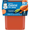 Natural for Baby, 2nd Foods, Carrot, 2 Pack, 4 oz (113 g) Each