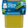 Natural for Baby, 2nd Foods, Pea, 2 Pack, 4 oz (113 g) Each