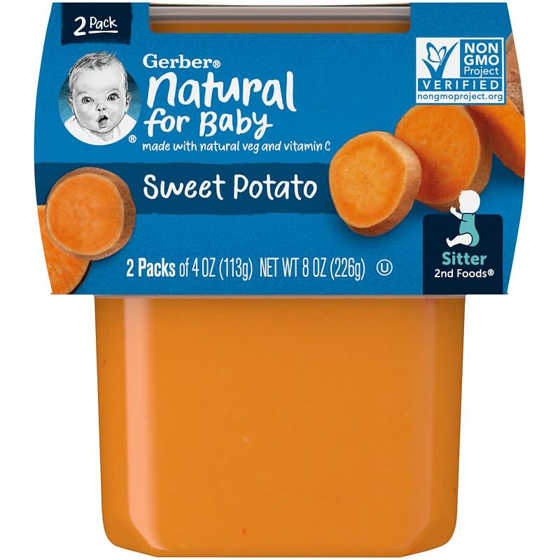 Gerber baby food sales sweet potato