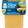 Natural for Baby, 2nd Foods, Pear, 2 Pack, 4 oz (113 g) Each