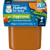 Natural for Baby, Veggie Power, 2nd Foods, Carrot Sweet Potato Pea, 2 Pack, 4 oz (113 g) Each