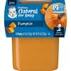 Natural for Baby, 2nd Foods, Pumpkin, 2 Pack, 4 oz (113 g) Each