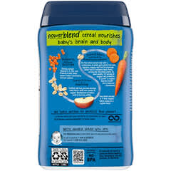 Gerber, Cereal for Baby, Power Blend, 8+ Months, Probiotic Oatmeal, Lentil, Carrots & Apples, 8 oz (227 g)