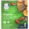 Organic Fruit & Veggie Bar, 12+ Months, Date & Sweet Potato, 5 Individually Wrapped Bars, 4.2 oz (120 g)