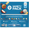Paquete variado, 12 meses o más, Fruta y yogur, 9 sobres, 99 g (3,5 oz) cada uno