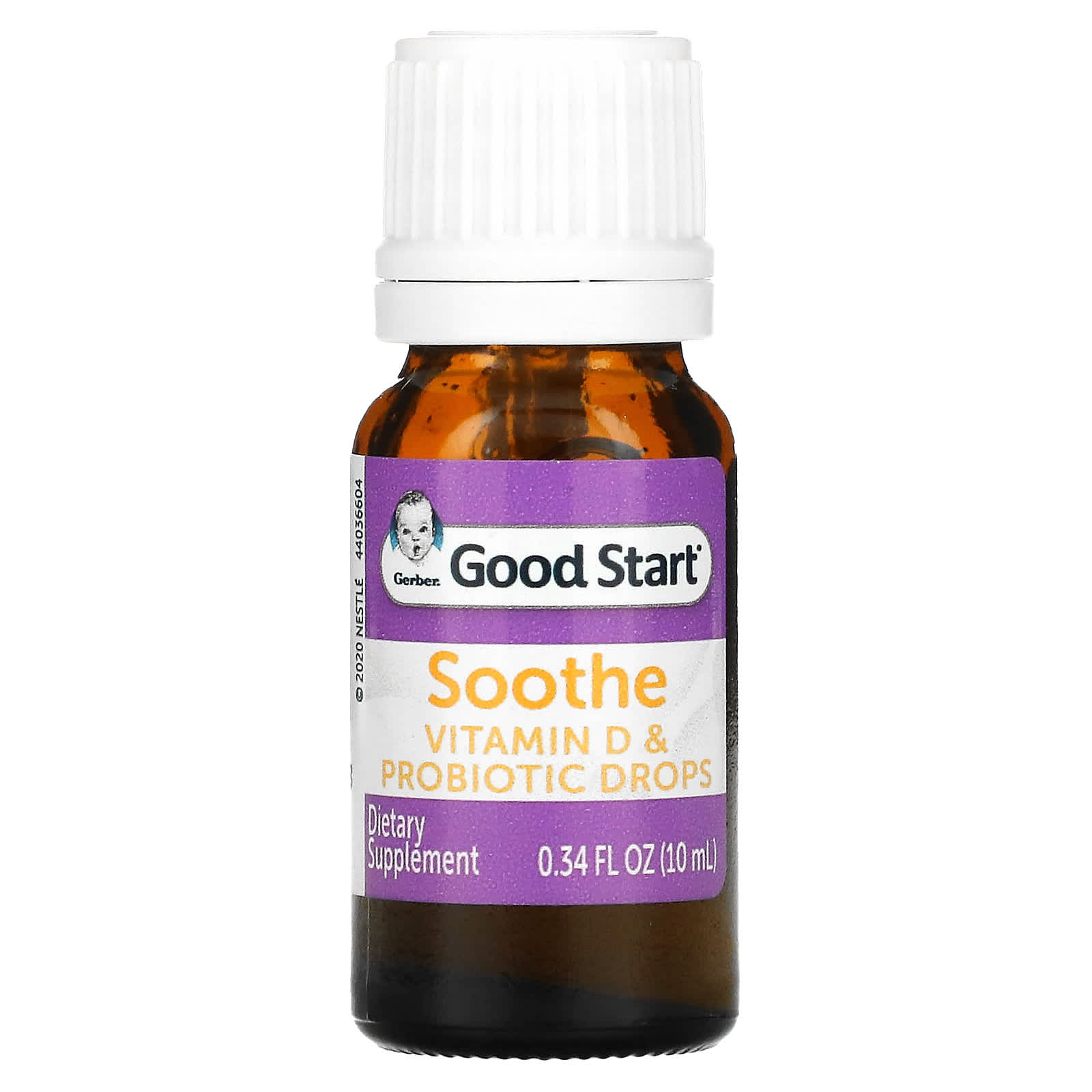 Gerber, Good Start, Soothe Baby, Vitamin D & Probiotic Drops, Birth+, 0