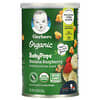 Organic Baby Pops, Puffed Corn & Oat Snack, 8+ Months, Banana Raspberry, 1.23 oz (35 g)