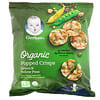 Organic Popped Crisps, 12+ Months, Green & Yellow Peas, 2.64 oz (75 g)