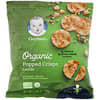 Organic Popped Crisps, 12+ Months, Lentils, 2.64 oz (75 g)