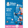 Snacks for Baby, йогурт, для детей от 8 месяцев, разнообразный набор, 4 упаковки по 28 г (1 унция)