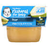 Natural for Baby, Pear, 1st Foods, 8-2 Packs, 2 oz (56 g) Each