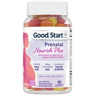 Gerber, Good Start، متعدد الفيتامينات للتغذية ما قبل الولادة، بنكهة الليمون والخمان والبرتقال الطبيعي، 90 علكة
