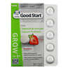 Good Start, Grow, Kids Digestive & Immune Support Probiotic,   Ages 3+, Strawberry, 30 Chewable Tablets
