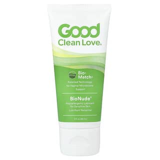 Good Clean Love, Bio-Match®, BioNude®, Hypoallergenic Lubricant, For Sensitive Skin, 3 fl oz (88 ml)
