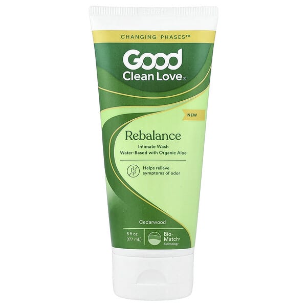 Good Clean Love, Rebalance, 인티메이트 워시, 시더우드, 177ml(6fl oz)
