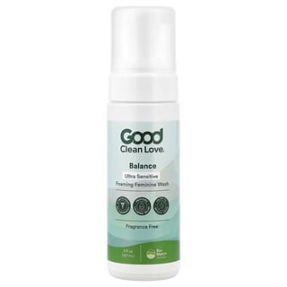 Good Clean Love, Balance, Pencuci Wanita Berbuih, Bebas Wangian, 5 fl oz (147 ml)