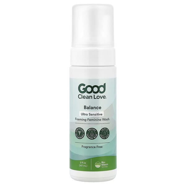 Good Clean Love, Balance, 포밍 여성 청결제, 향료 무함유, 147ml(5fl oz)