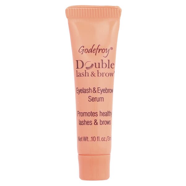 Godefroy, 더블 Lash & Brow®, 속눈썹 및 아이브로우 세럼, 3ml(0.1fl oz)