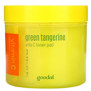 Goodal, Mandarina verde, Almohadilla de tónico Vita C, 140 ml (4,73 oz. Líq.)