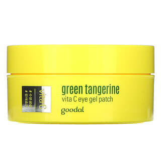 Goodal, Mandarina verde, Parche de gel para el contorno de los ojos Vita C, 72 g (2,53 oz)
