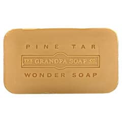 The Grandpa Soap Co., Face Body & Hair Bar Soap, Pine Tar, 4.25 oz (120 g)
