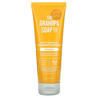 The Grandpa Soap Co., Acondicionador con suero de leche, Nutrición, Todo tipo de cabello, 237 ml (8 oz. líq.)