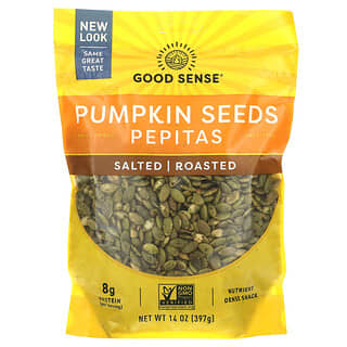 Good Sense, Pumpkin Seeds Pepitas, Salted & Roasted, 14 oz (397 g)