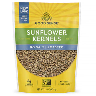 Good Sense, Sunflower Kernels, No Salt, Roasted, 16 oz (454 g)