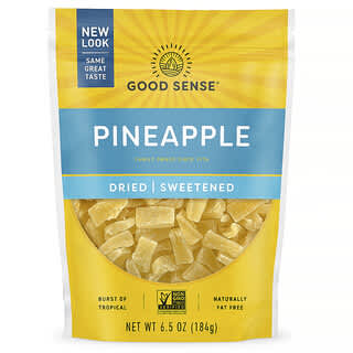 Good Sense, Pineapple, Dried & Sweetened, 6.5 oz (184 g)