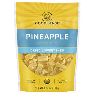 Good Sense, Piña, Deshidratada y endulzada, 184 g (6,5 oz)