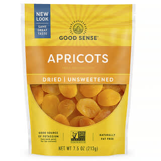 Good Sense, Apricots, Dried & Unsweetened, 7.5 oz (213 g)