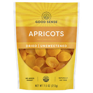 Good Sense, Apricots, Dried & Unsweetened, 7.5 oz (213 g)