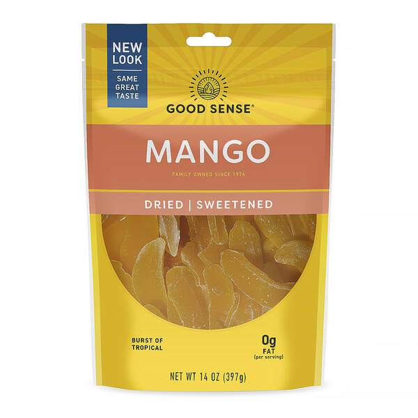 Good Sense, Mango, Dried &amp; Sweetened, 14 oz (397 g)