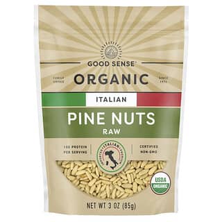 Good Sense, Organic Italian Pine Nuts, Raw, 3 oz (85 g)