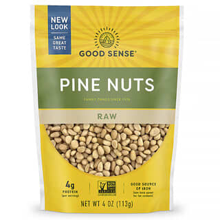 Good Sense, Pine Nuts, Raw, Pinienkerne, roh, 113 g (4 oz.)