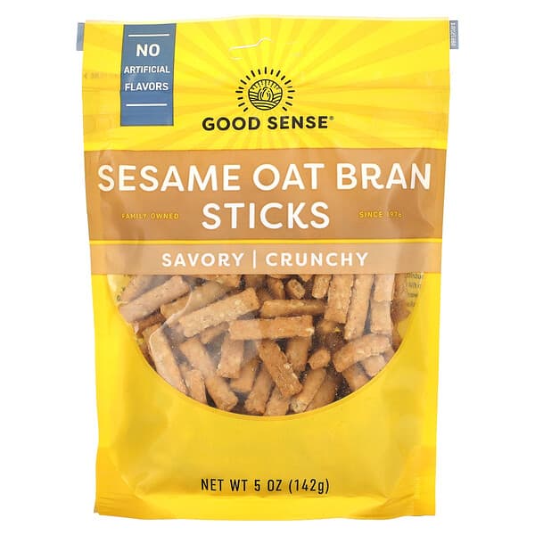 Good Sense, Sesame Oat Bran Sticks, Savory, Crunchy, 5 oz (142 g)